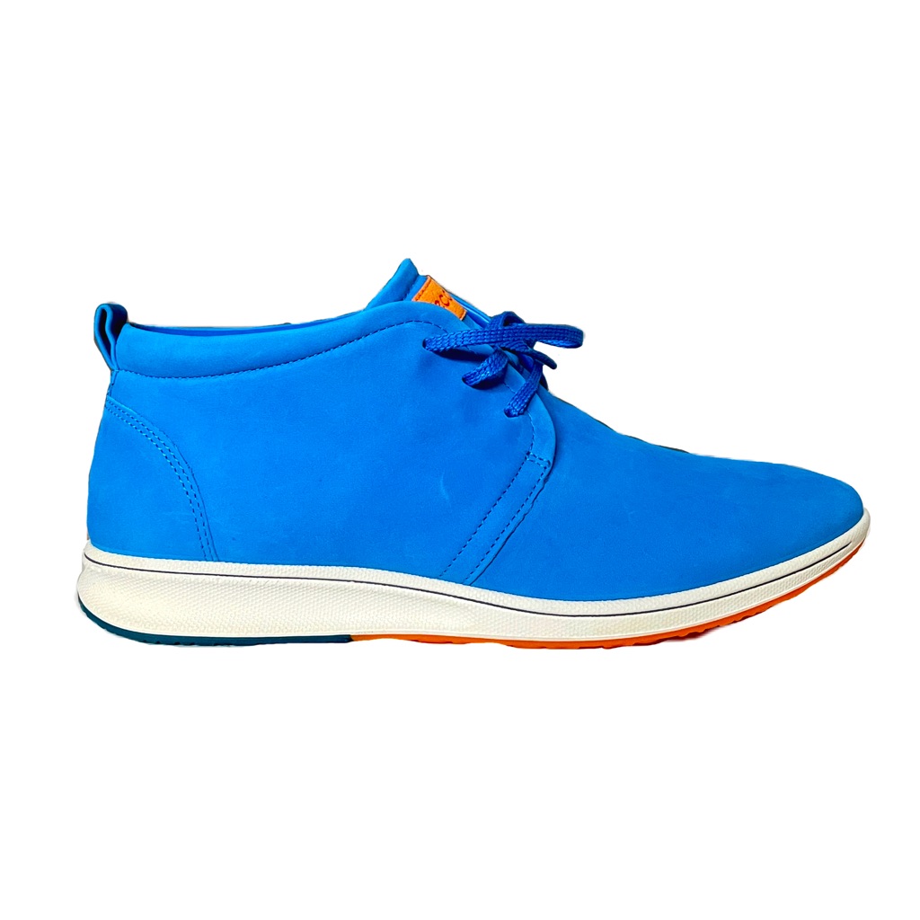 Nwb Ecco Jogga Eu Ed Low Cut Lace Up Sneakers Woman Sz 10/10.5 In Turquoise Blue